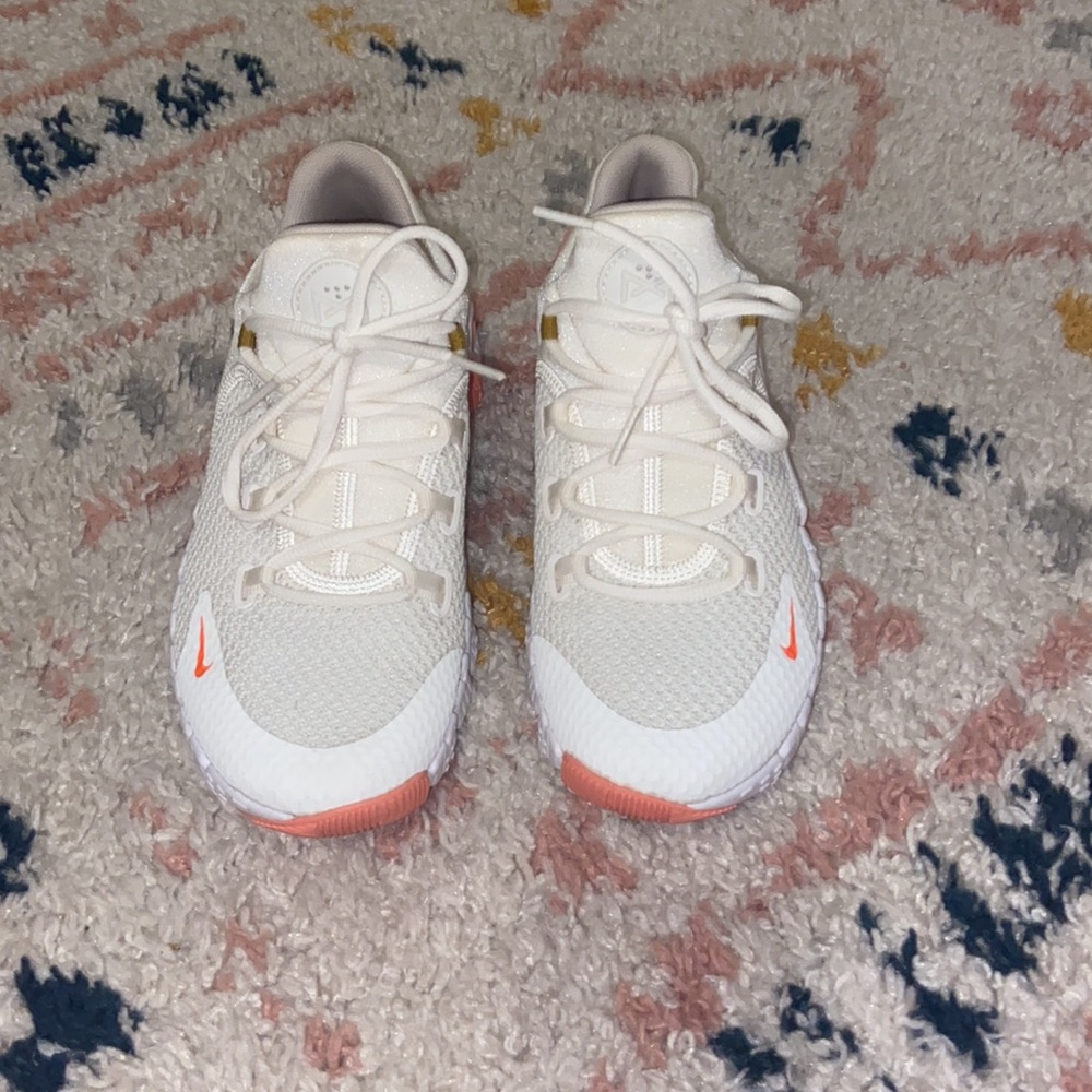 Nike Women's Athletic Shoes - White and Orange - Picture 3 of 5